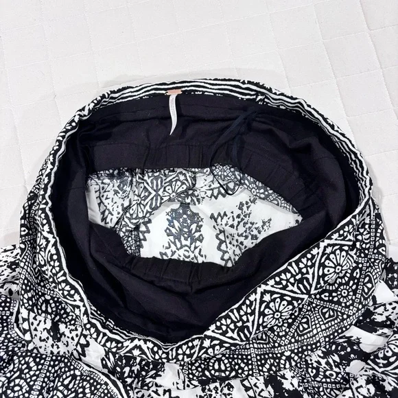 Free People Women Of The Water Maxi Dress Bandeau Black White Boho Small/Medium - Picture 5 of 12